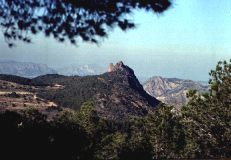 La Cresta del Gallo, con la "panocha" al fondo