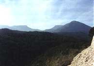 Sierra Espua, vista desde el valle del ro Espua