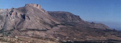 Sierra del Gigante, vista desde Veléz Blanco