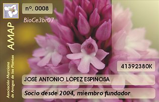 Nuevo carnet de socio de la Asociaci�n (clic para ampliar)
