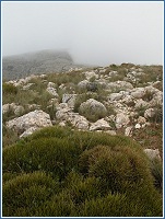 Cumbres de Sierra Espu�a en un d�a oto�al-invernal, al fondo Morra de las Moscas
