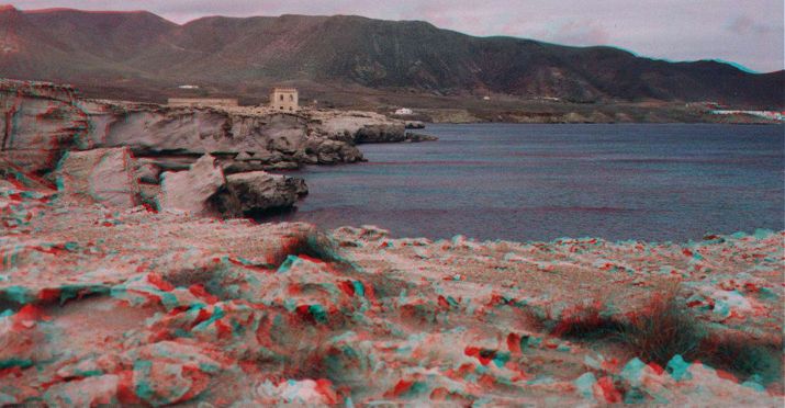 Costa y dunas f�siles en el Cabo de Gata.  FJLE y BAO