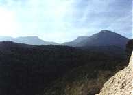 Sierra Espu�a, vista desde el valle del r�o Espu�a